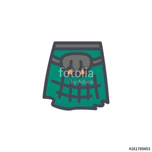 Kilt Skirt Colored Icon Stock Image And Royalty Free Vector 500x500 Kilt Skirt Colored Icon Stock Image And Royalty Free Vector