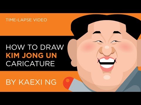 480x360 Drawing Cartoon Kim Jong Un