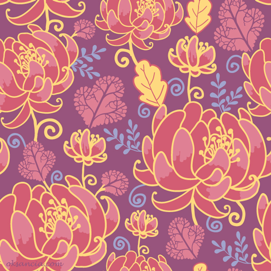 550x550 Kimono Florals