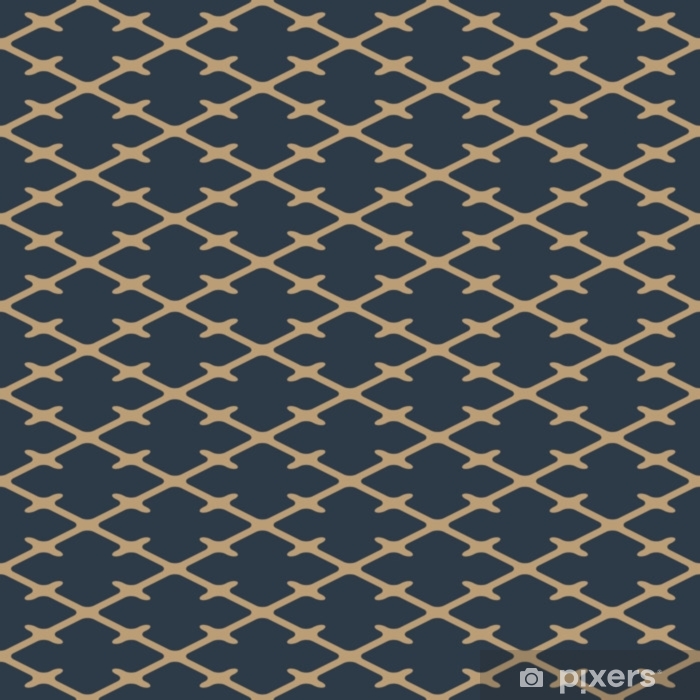 700x700 Seamless Tan Blue And Brown Japanese Isometric Kimono Textile