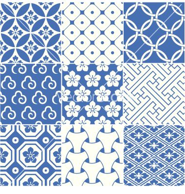 380x400 Vintage Japanese Traditional Pattern Vector Vzorkz Japanese