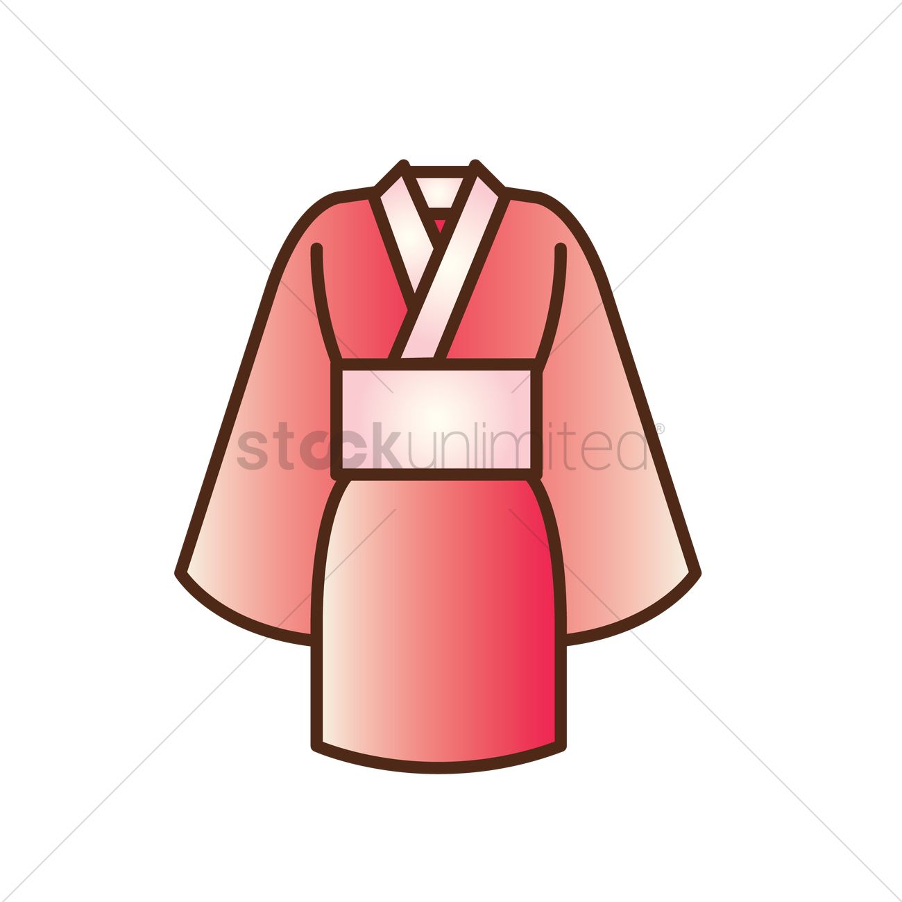 1300x1300 Kimono Vector Image