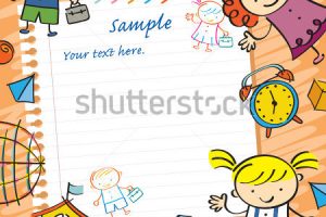 300x200 Kindergarten Background Vector Background Download