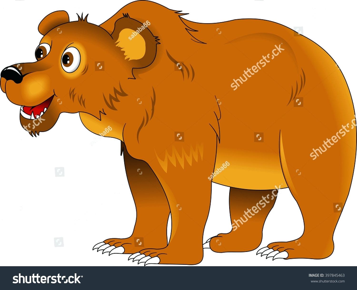 1500x1219 Brown Bear White Background Cheerful Brown Bear On A White