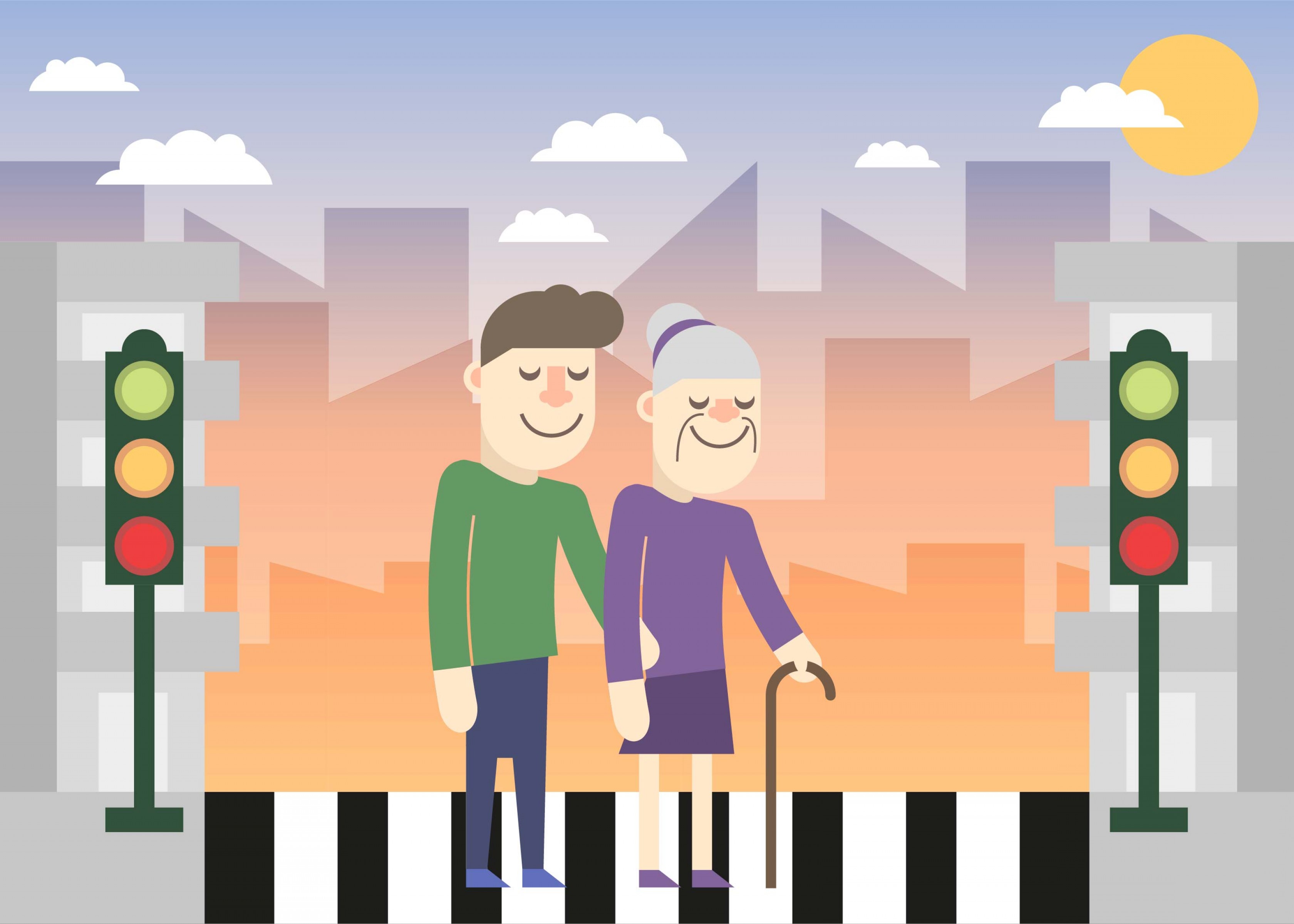 3360x2401 Kindness In The City Illustration Vector Catchsplace