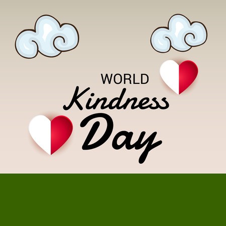450x450 Vector Illustration Of A Banner For World Kindness Day Royalty