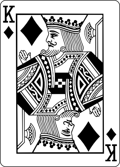 King Card Vector