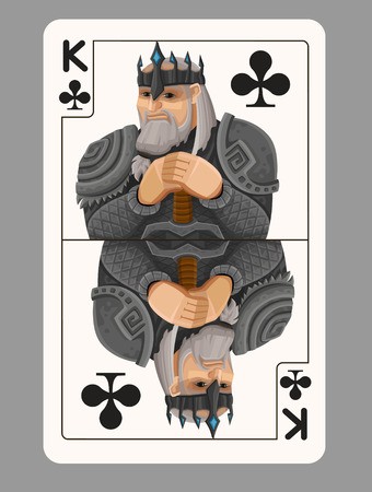 King Of Clubs Playing Card Vector Illustration Royalty Free 340x450 King Of Clubs Playing Card Vector Illustration Royalty Free