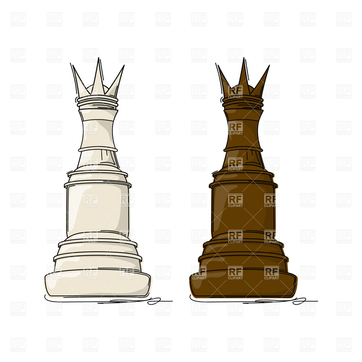 Король в шахматах иллюстратор