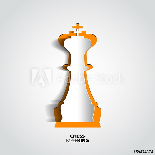 King Chess Piece From Paper 500x500 King Chess Piece From Paper
