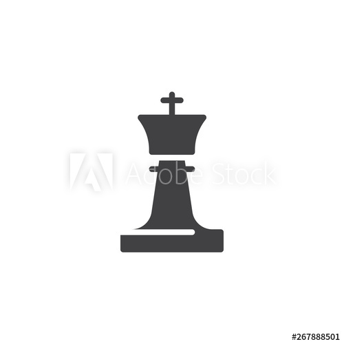 King Chess Figure Vector Icon Filled Flat Sign For Mobile Concept 500x500 King Chess Figure Vector Icon Filled Flat Sign For Mobile Concept