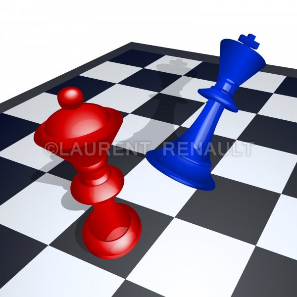 King Chess Mate Vector Stock Images 600x600 King Chess Mate Vector Stock Images