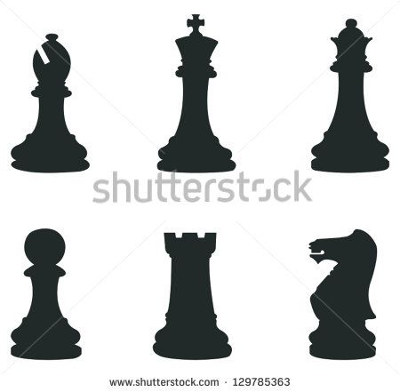 Sets Of Silhouette Chess Icon In Isolated Background With King 450x441 Sets Of Silhouette Chess Icon In Isolated Background With King