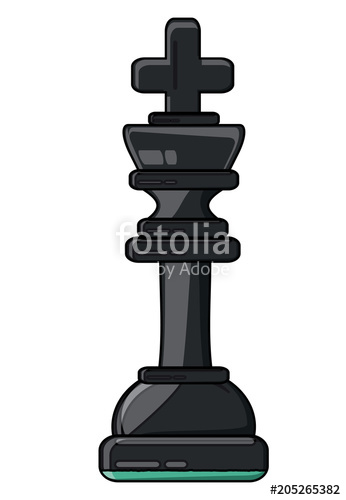 King Chess Piece Over White Background Vector Illustration Stock 346x500 King Chess Piece Over White Background Vector Illustration Stock