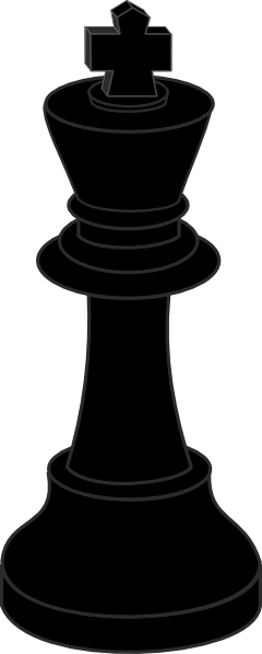 Chess Piece Black King Clip Art 240x597 Chess Piece Black King Clip Art