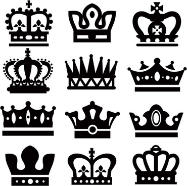 370x368 Crown Silhouette Vector Free Vector Download