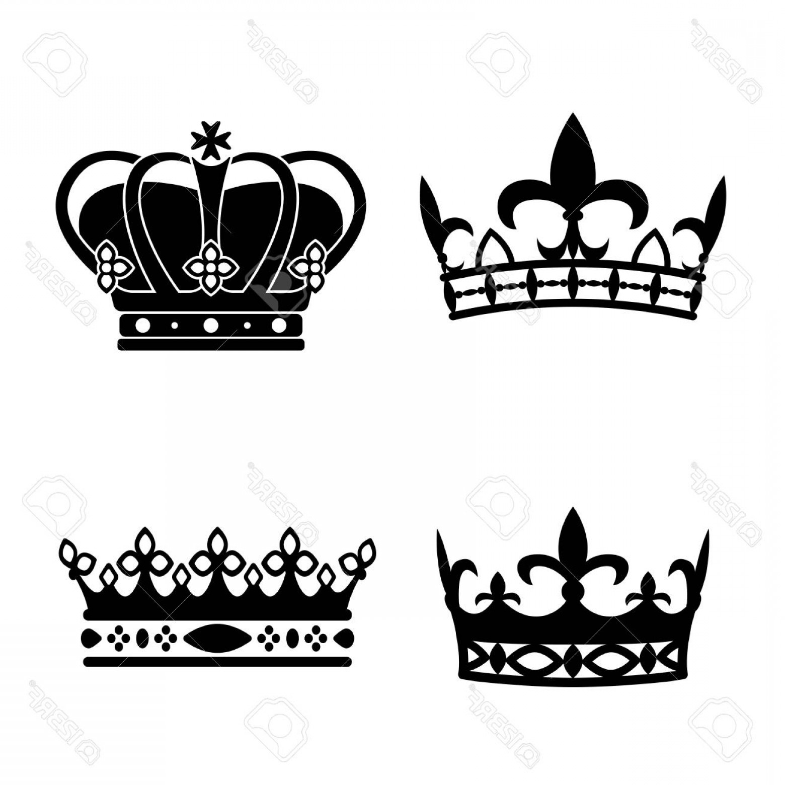 1560x1560 King Crown Vector Art Catamart