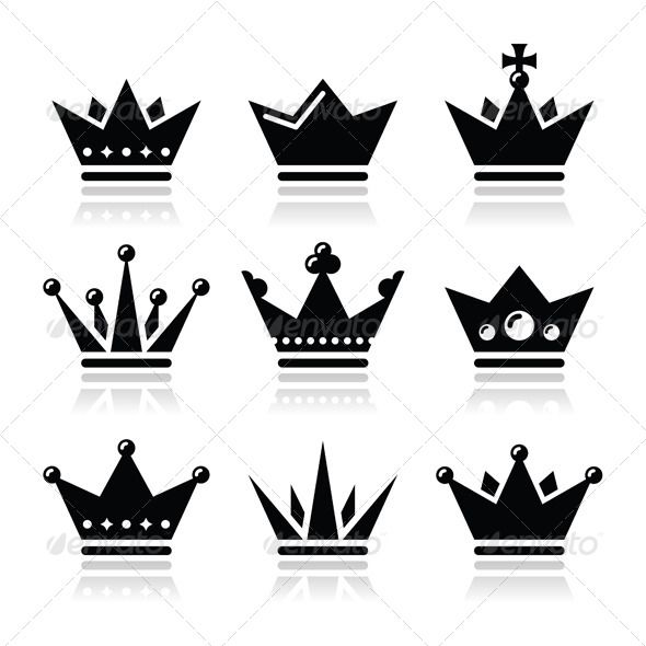 590x590 Crown, Royal Family Icons Set