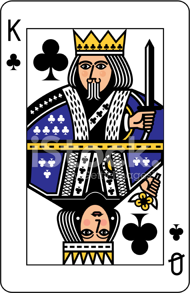 King And Queen Of Clubs Playing Card Stock Vector 665x1024 King And Queen Of Clubs Playing Card Stock Vector
