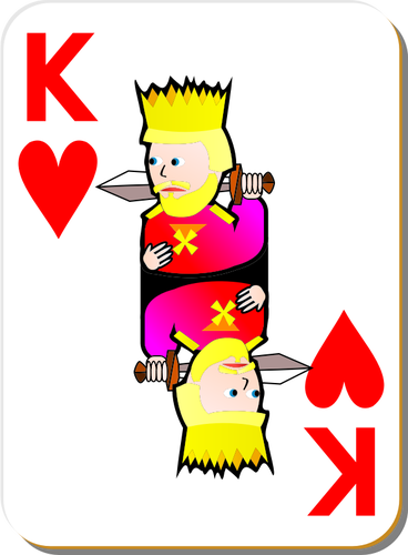 King Of Hearts Card Vector at Vectorified.com | Collection of King Of ...