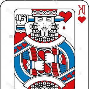 Playing Card King Of Hearts Red Blue And Black Image Hoodamathrun 300x300 Playing Card King Of Hearts Red Blue And Black Image Hoodamathrun