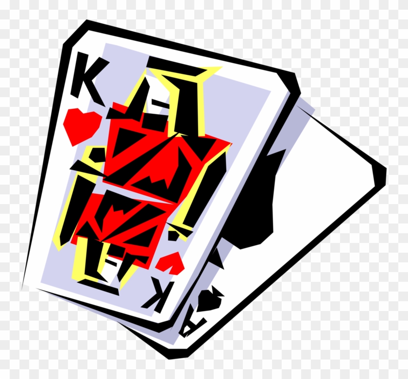 Vector Illustration Of Card Games King Of Hearts Playing 840x780 Vector Illustration Of Card Games King Of Hearts Playing