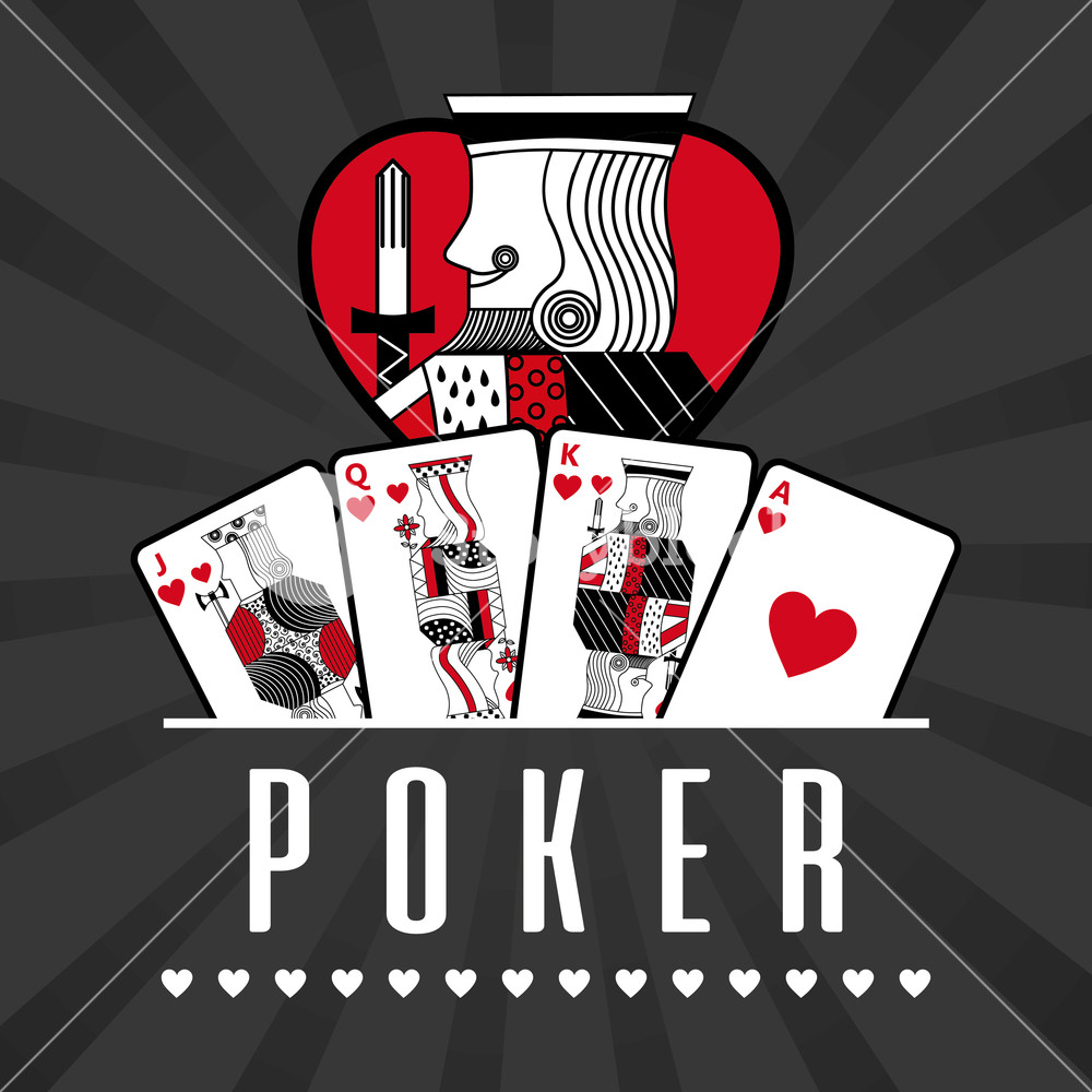 Deck Of Card Casino Poker King Hearts Black Rays Background Vector 1000x1000 Deck Of Card Casino Poker King Hearts Black Rays Background Vector