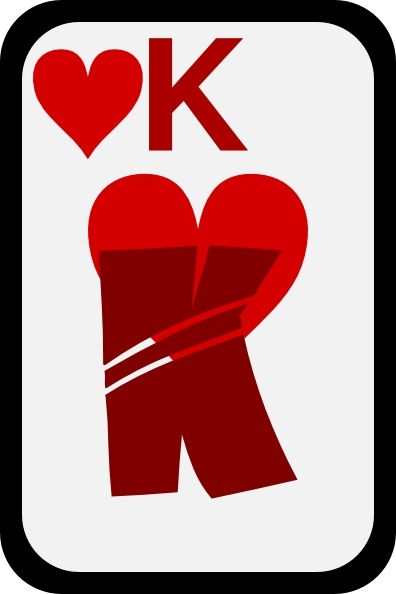396x594 King Of Hearts Clip Art Free Vector In Open Office Drawing