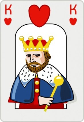 294x425 Free King Of Hearts Clipart And Vector Graphics