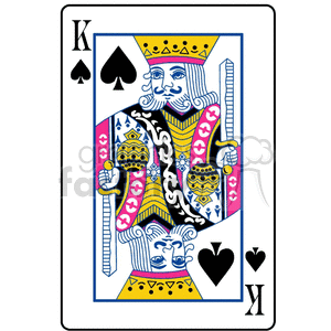 300x300 King Of Spades Clipart Royalty Free Gif, Wmf Clipart