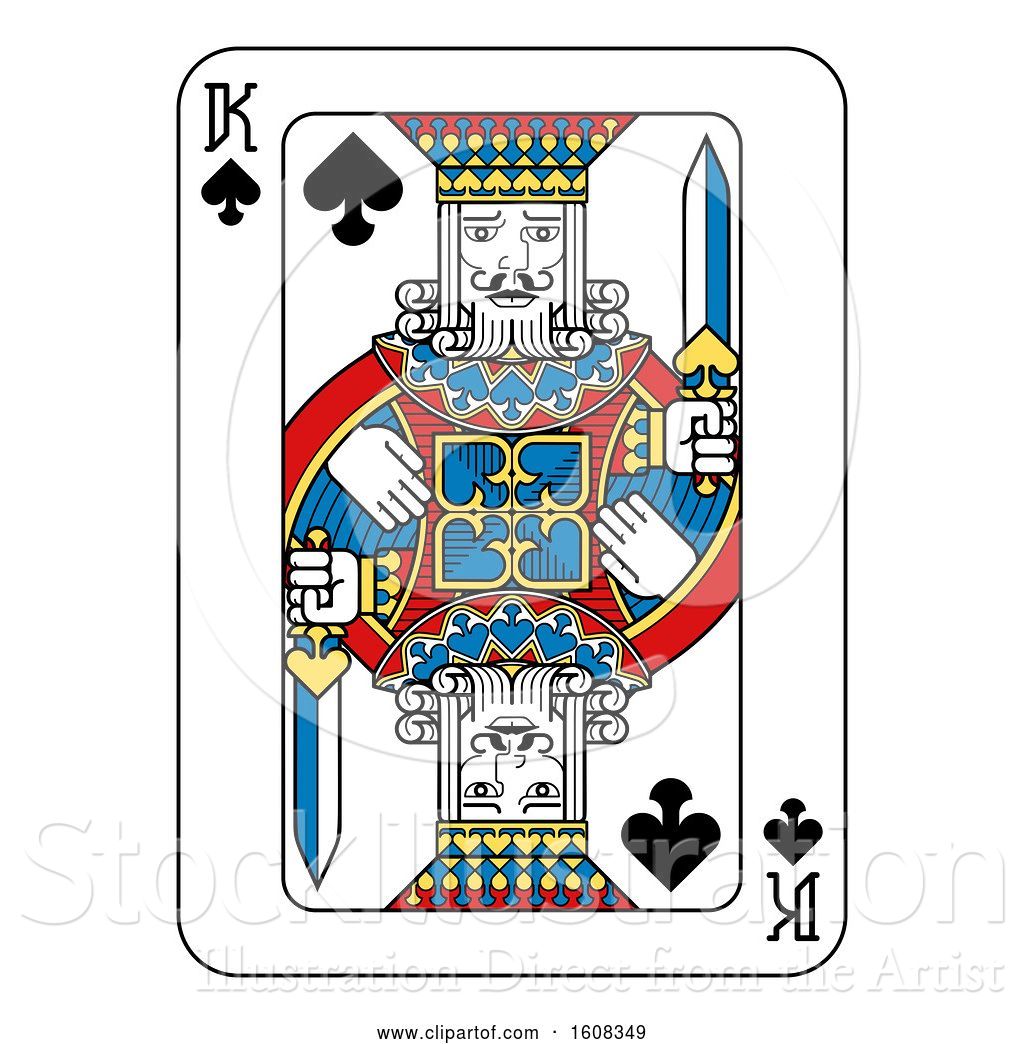 king of spades clip art