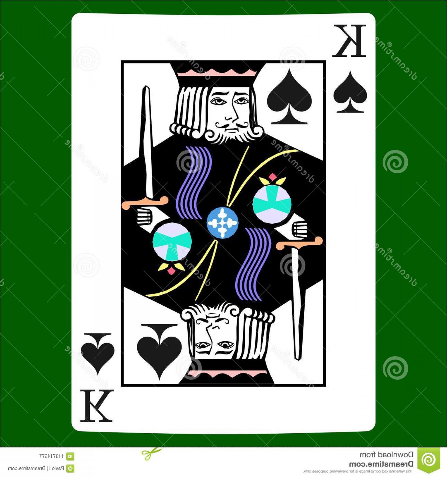 King Of Spades Vector at Vectorified.com | Collection of King Of Spades ...