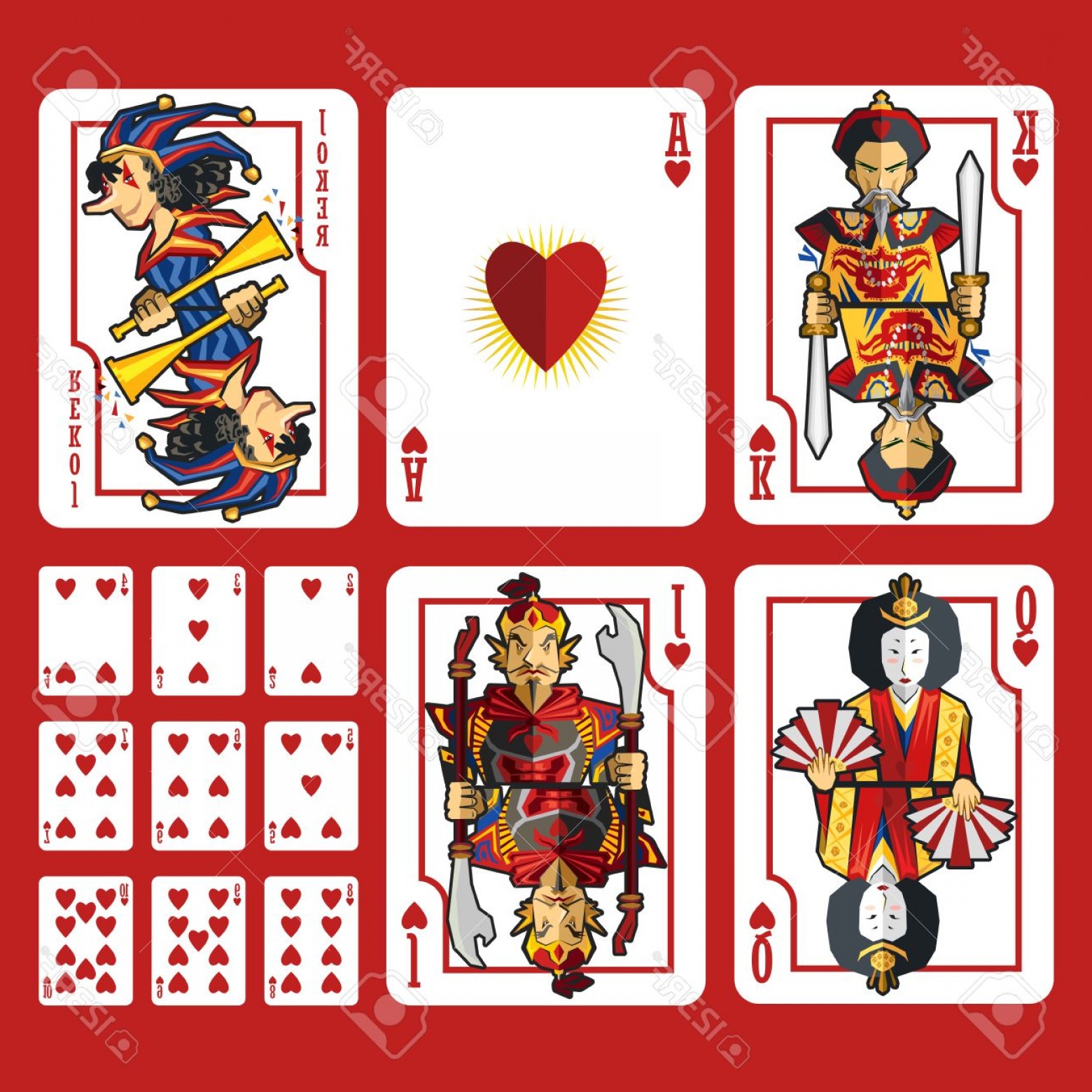 1560x1560 King Of Hearts Card Vector Createmepink