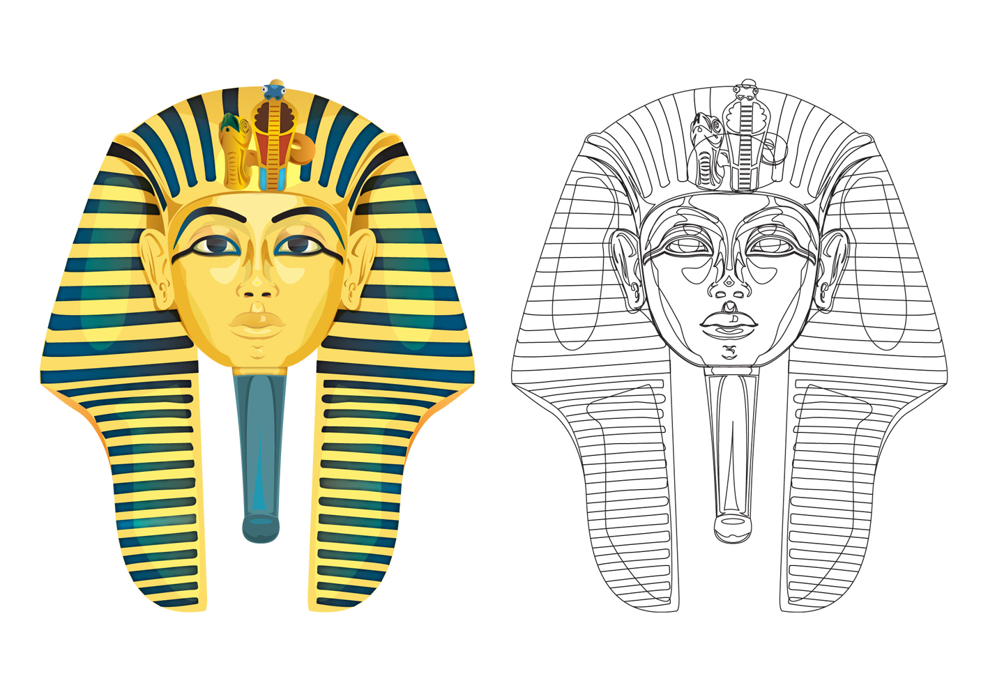 King Tut Vector at Vectorified.com | Collection of King Tut Vector free