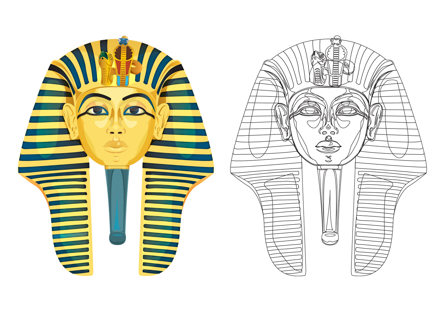 Download King Tut Vector at Vectorified.com | Collection of King ...