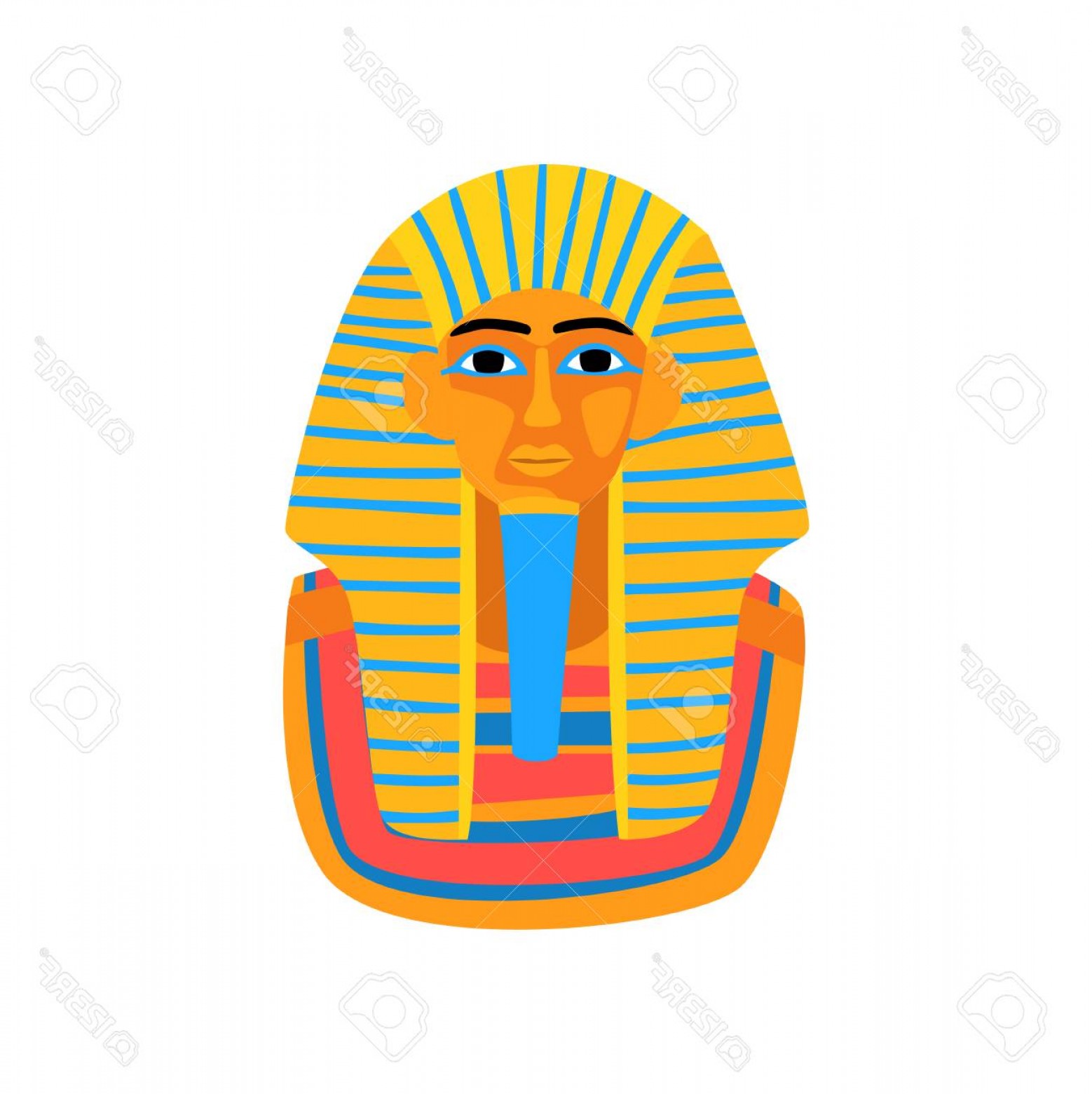 Photostock Vector Cartoon Illustration Of Ancient Egyptian Pharaoh 1558x1560 Photostock Vector Cartoon Illustration Of Ancient Egyptian Pharaoh