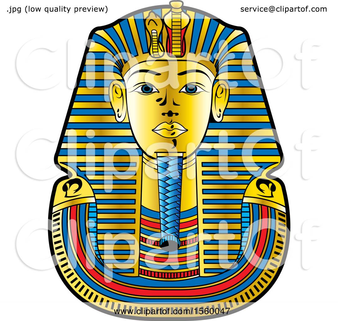 Clipart Of An Egyptian King Death Mask For Tutankhamun 1080x1024 Clipart Of An Egyptian King Death Mask For Tutankhamun