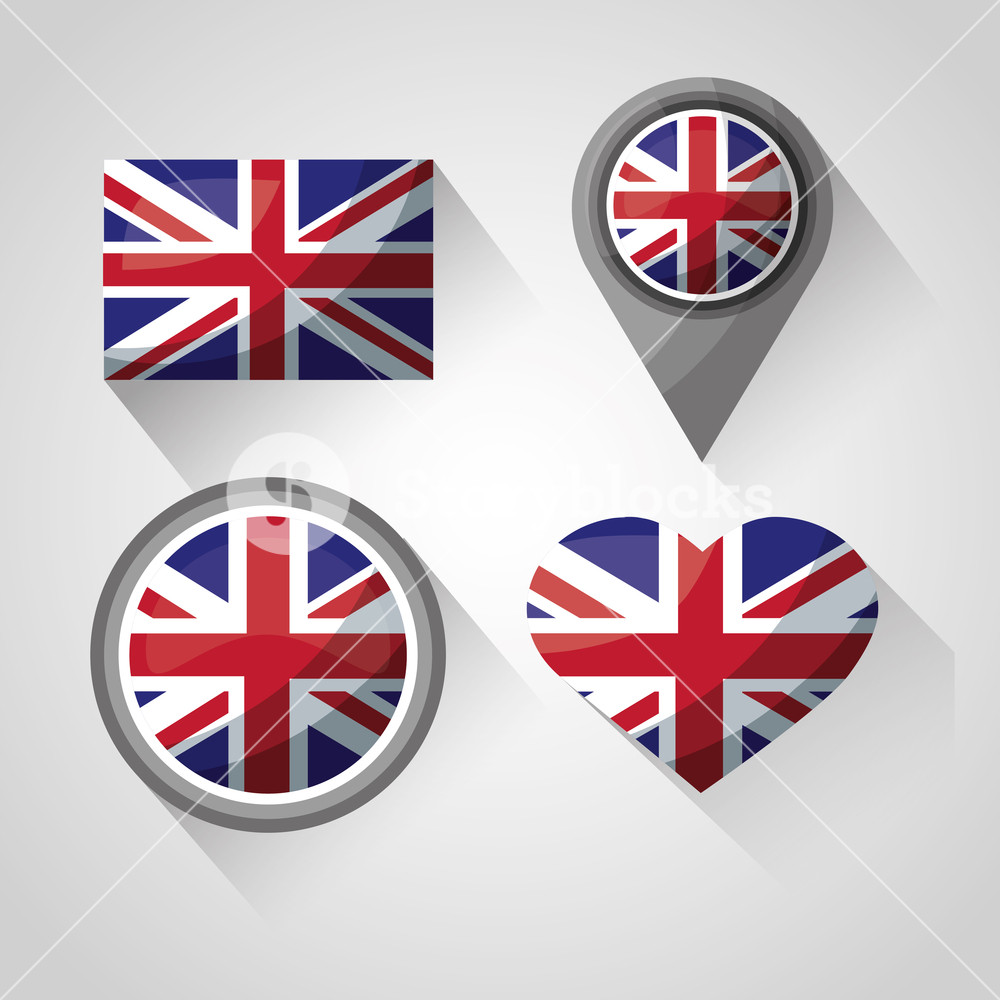 United Kingdom Hearts Location Heart London Flag Vector 1000x1000 United Kingdom Hearts Location Heart London Flag Vector