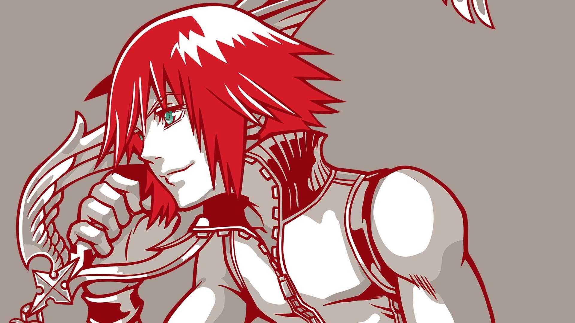 Kingdom Hearts Riku Vector Art Wallpaper 1920x1080 Kingdom Hearts Riku Vector Art Wallpaper