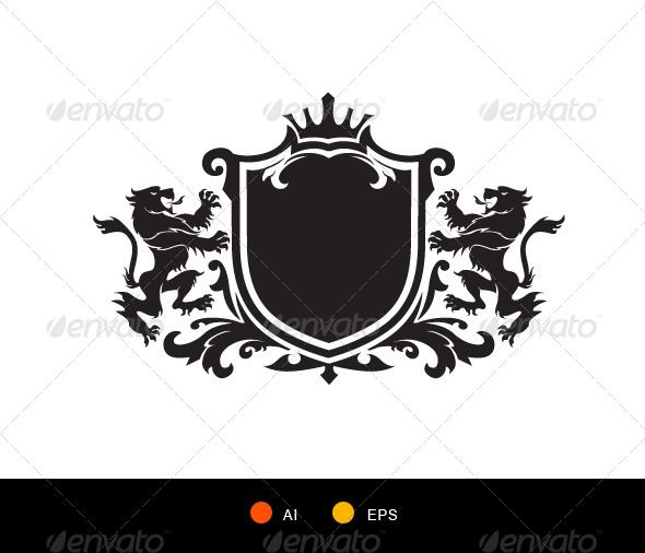 590x506 Lion Crest Symbol Heraldic
