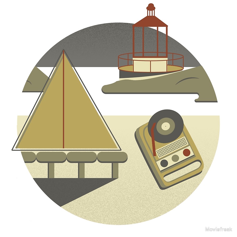 Moonrise Kingdom Vector Graphic 1000x1000 Moonrise Kingdom Vector Graphic