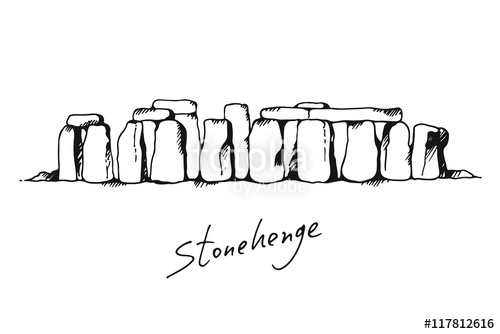 Stonehenge In United Kingdom Vector Illustration On White 500x334 Stonehenge In United Kingdom Vector Illustration On White