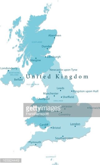 United Kingdom Vector Map Regions Isolated Premium Clipart 323x531 United Kingdom Vector Map Regions Isolated Premium Clipart