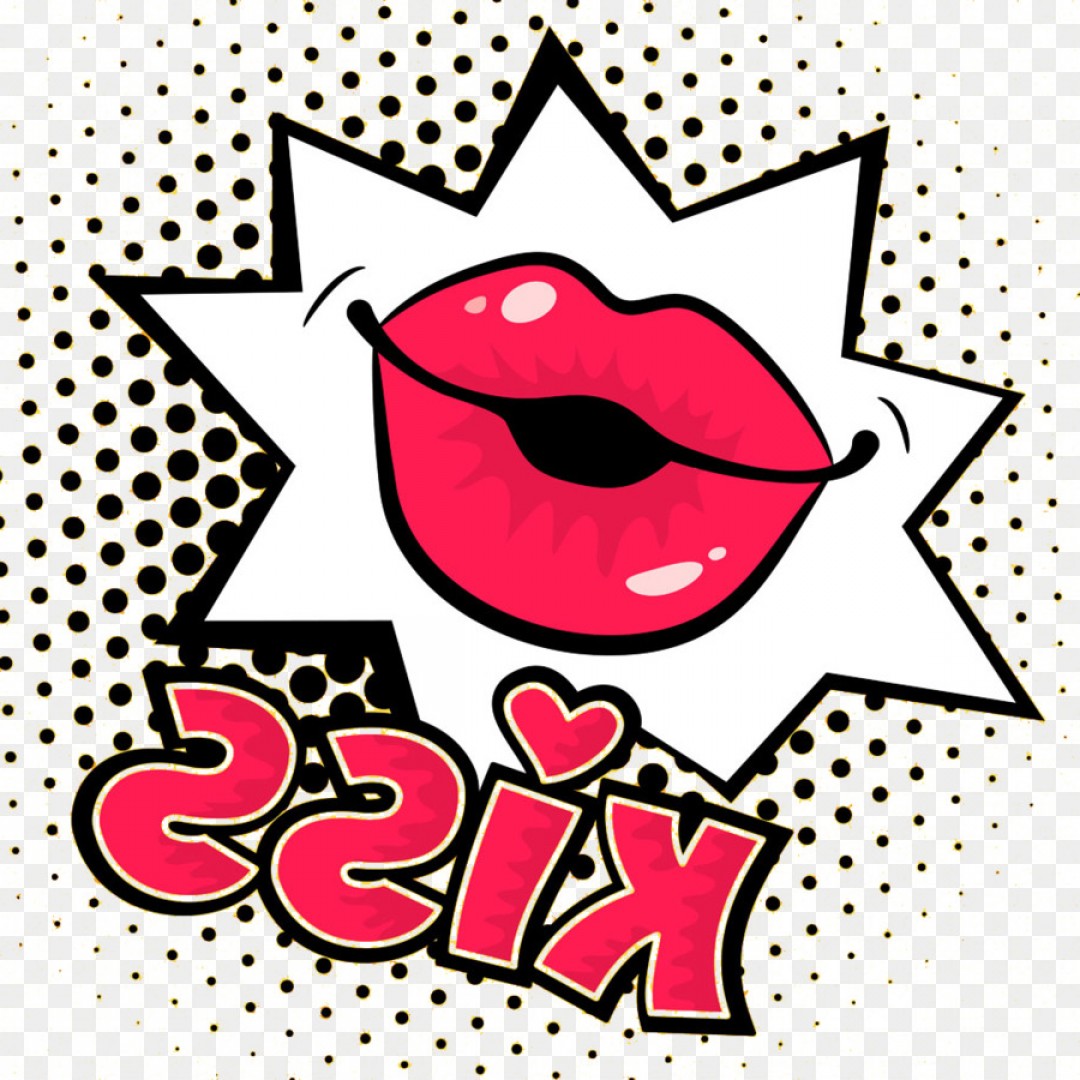 1080x1080 Png Kiss Comics Lip Illustration Vector Lips Geekchicpro
