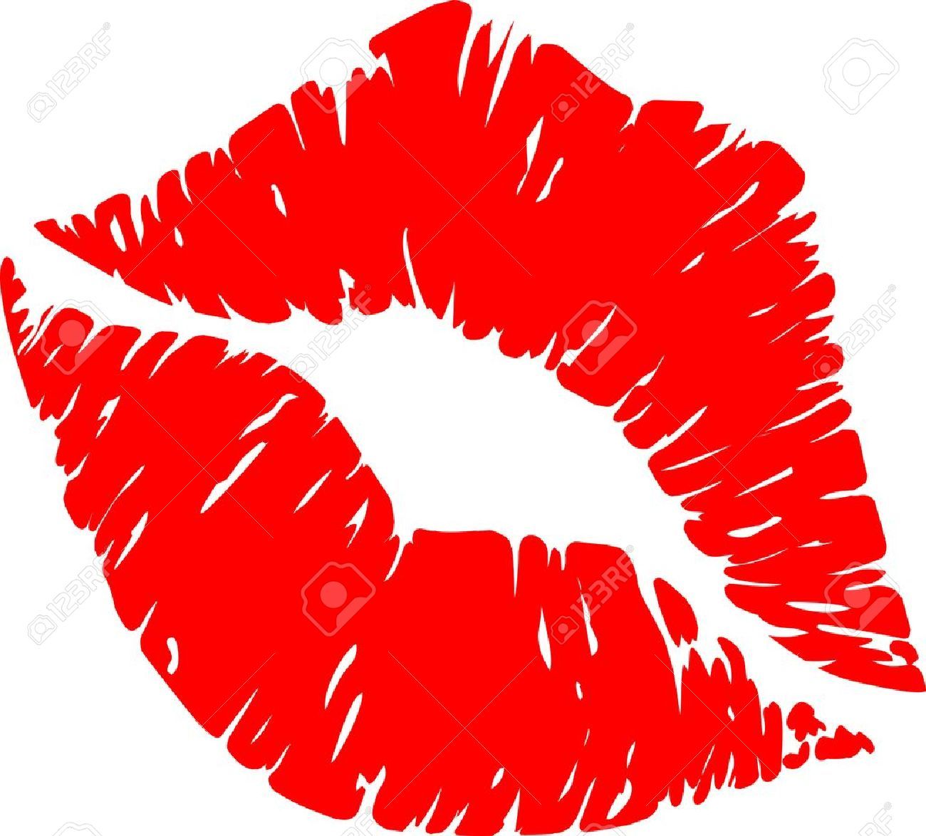 1300x1174 Red Lips Kiss Clipart