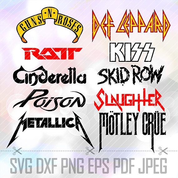 Heavy Metal Hard Rock Band Metallica Acdc Kiss Logo Vector 570x570 Heavy Metal Hard Rock Band Metallica Acdc Kiss Logo Vector