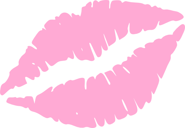 600x416 Light Pink Kiss Mark Clip Art Vector Clip Art Online