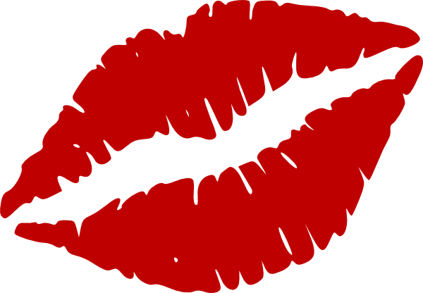 600x416 Red Kiss Mark Clip Art