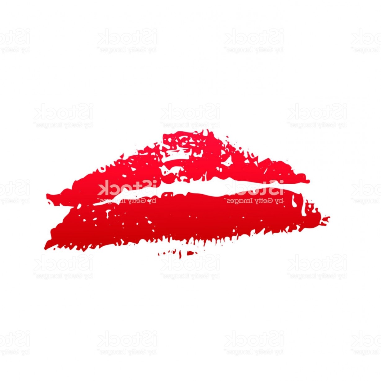 1228x1228 Red Lipstick Kiss On White Background Imprint Of The Lips Kiss