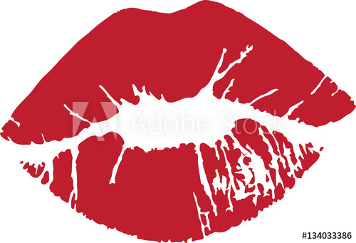 500x341 Kiss Mark Vector